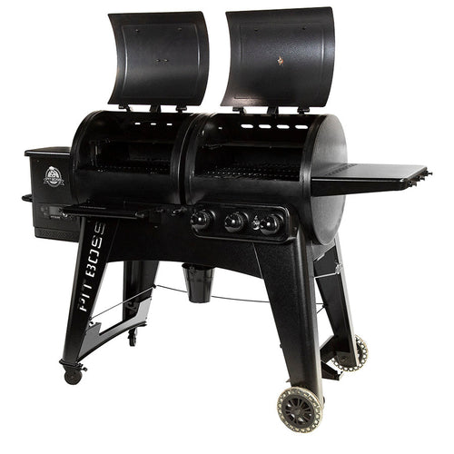 Pit Boss Navigator Pellet/Gas Combo Grill, Black