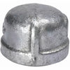 B & K Industries Galvanized Cap 150# Malleable Iron Threaded Fittings 4