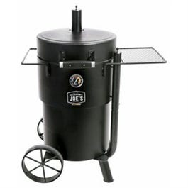 Oklahoma Joe's Bronco Barrel Drum Smoker, Porcelain-Coated Steel, 630-Sq. In.