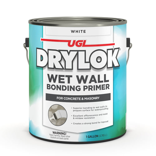 Drylok 1 Gallon Wet Wall Bonding Primer White (1 Gallon, White)