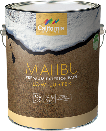 California Paint Malibu Premium Exterior Paint Pastel Tint Base, 1 Gallon Gray Seal (1 Gallon, Gray Seal)