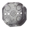 ABB Steel City Octagon Ceiling Electrical Box Pre-Galvanized Steel (4 15.8 cu. in.)