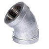 Mueller Galvanized 45° Elbow 150# Malleable Iron Threaded Fittings 4