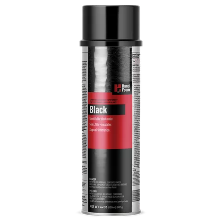 HandiFoam® Black Low-Pressure One-component Polyurethane Foam Sealant 24 Oz.