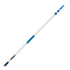Unger Aluminum Telescopic Pole w/ Connect & Clean Locking Cone and Quick-Flip Clamps