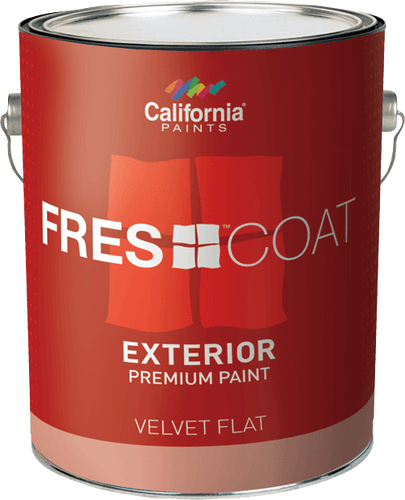 California Products Fres~Coat Premium Exterior Paint 1 Gallon Black (1 Gallon, Black)