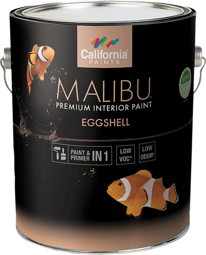 California Products Malibu Premium Interior Paint Eggshell  - Pastel Base 1 qt. (1 Quart)