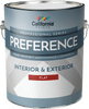 California Products Malibu Preference Interior & Exterior Paint Flat Medium Base - 1 Gallon (1 Gallon)