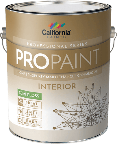 California Products ProPaint Interior Paint Semi Gloss Pastel Base 1 Gallon (1 Gallon)