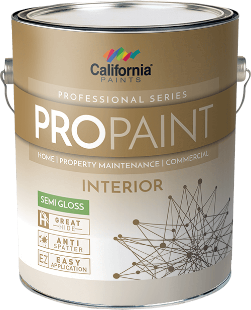 California Products ProPaint Interior Paint Semi Gloss Pastel Base 1 Gallon (1 Gallon)