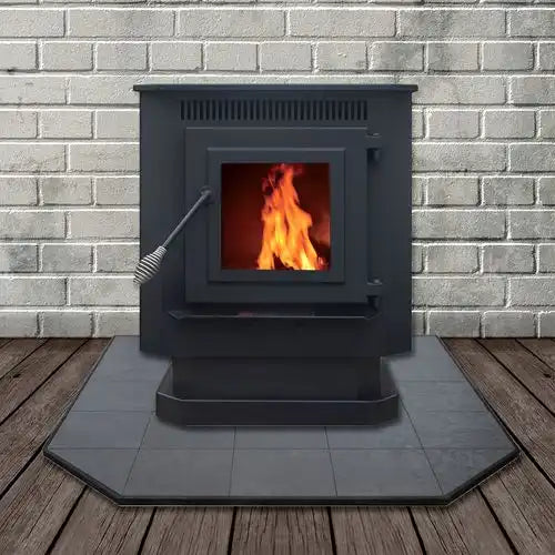 Englander 25-CBPAH Wood Pellet Stove W/Outside Air Kit, 2000-sq.ft,