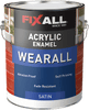 FixAll  Wearall Acrylic Enamel Satin Silver & Gray - 1 Gallon (1 Gallon, Silver & Gray)