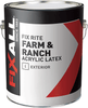 FixAll  Fix Rite Farm & Ranch Exterior Latex Paint Black - 1 Gallon (1 Gallon, Black)