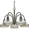 Hardware House 250535 25-0535 Slate 5 light Chandelier