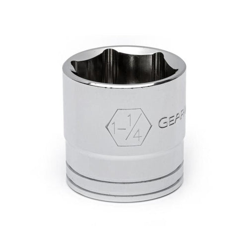 GearWrench 1/2 Drive 6 Point Standard SAE Socket 1-1/4 (1/2 x 1-1/4)