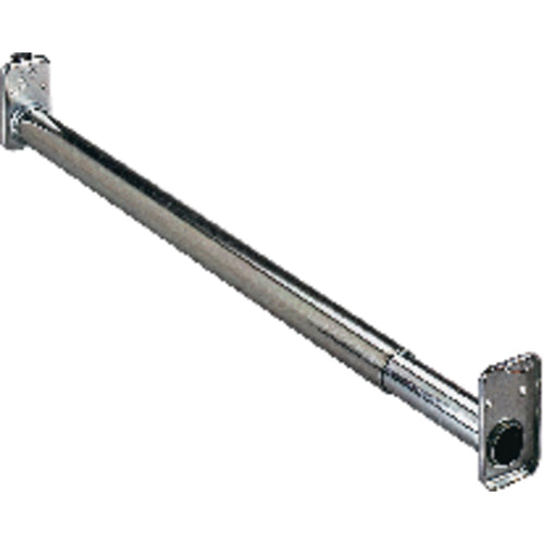 Knape & Vogt 30 In. to 48 In. Adjustable Closet Rod, Zinc