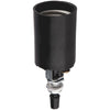 Leviton Bottom Turn-Knob Medium Base Black Lamp Socket