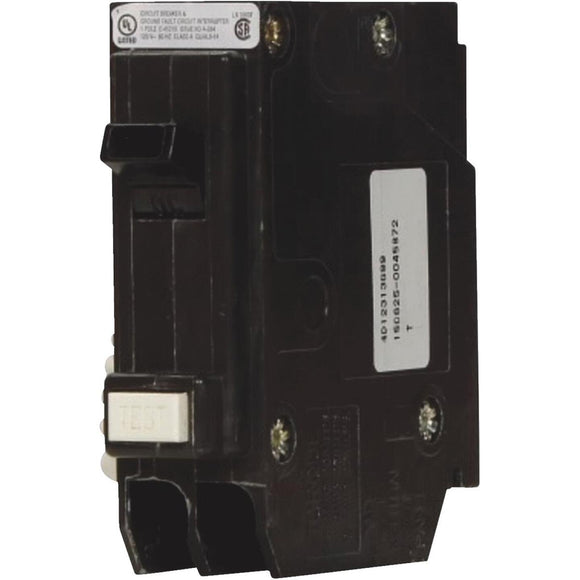 Eaton BR 15A Single-Pole GFCI Circuit Breaker