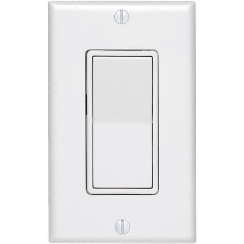 Do it Best Residential Grade 15 Amp Rocker Single Pole Switch, White