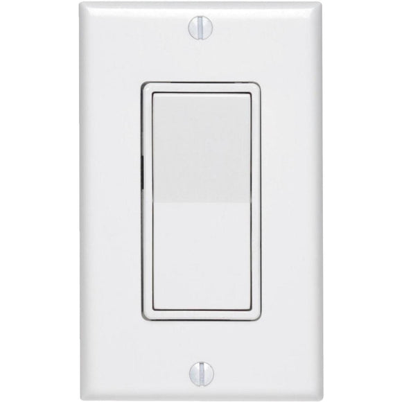 Do it Best Residential Grade 15 Amp Rocker Single Pole Switch, White