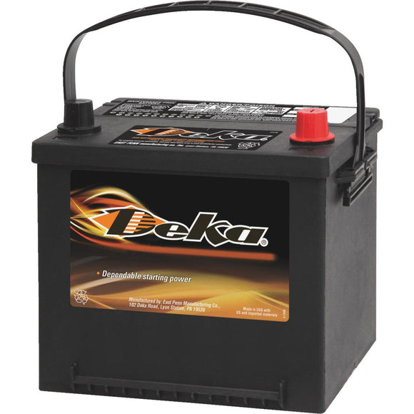 Deka Premium 12-Volt 540 CCA Generator/Automotive Battery, Top Post Right Front Positive Terminal