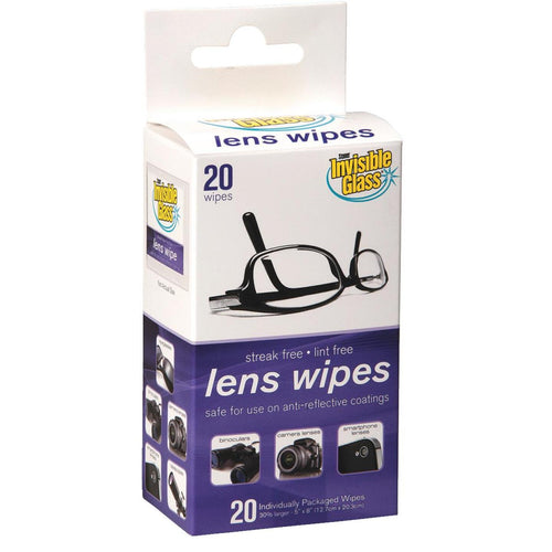 Stoner Invisible Glass Premium Lens Wipes (20-Pack)