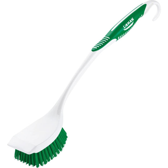 Libman 17.63 In. 95% Recycled PET Water Bottles Sanoprene Handle Scrub Brush