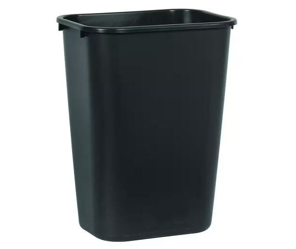 Rubbermaid Rectangular Trash Can (10.38 Gal. Black)