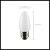 Satco Lighting S21836 4B11/LED/927/FR/120V/E26/2CD LED Frosted Bulb