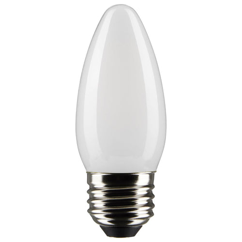 Satco Lighting S21836 4B11/LED/927/FR/120V/E26/2CD LED Frosted Bulb