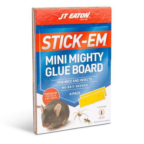 JT Eaton™ STICK-EM™ Mini Mighty Glue Boards For Mice & Insects