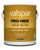 Valspar® Pro-Hide® Gold Ultra Interior Self-Priming Paint Satin 1 Gallon Super One Coat White