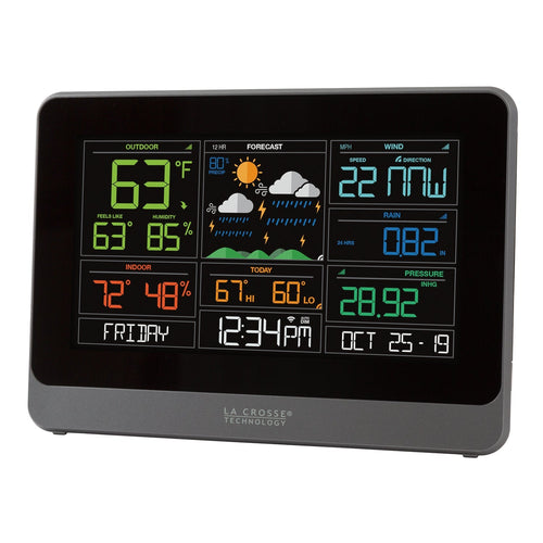 La Crosse C83100 Complete Personal Wi-Fi Weather Station (Black)