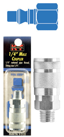 K-T Industries Aro® 1/4'' Male Npt 1/4'' Coupler