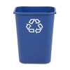 Rubbermaid Utility Recycling Wastebasket (10.25-Gallon/10.38 Gallon Blue)