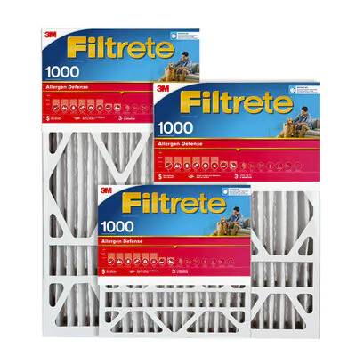 Filtrete™ MPR 1000 Allergen Defense Air Filters (4 - 6)  25 x 25 x 1