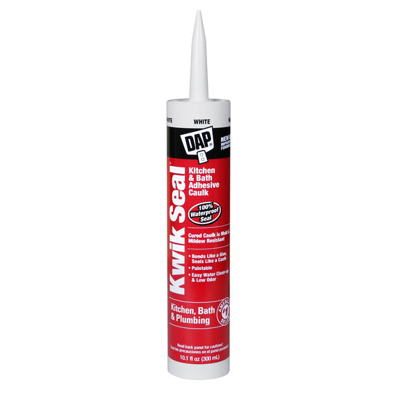 Dap Kwik Seal® Kitchen & Bath Adhesive Caulk