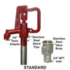 Merrill Mfg CNL7503 No Lead Frost Proof C-1000 Series Yard Hydrant, 3/4 Pipe Connection, 3 ft. Bury, with Galvanized Steel Stand Pipe