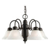 Design House Millbridge Chandelier in Oil-Rubbed Bronze, 5-Light 13.5-Inch by 22-Inch