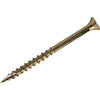 Grip-Rite #8 x 2 In. Flat Head Star Gold Construction Wood Screw (1378 Ct., 10 Lb.)