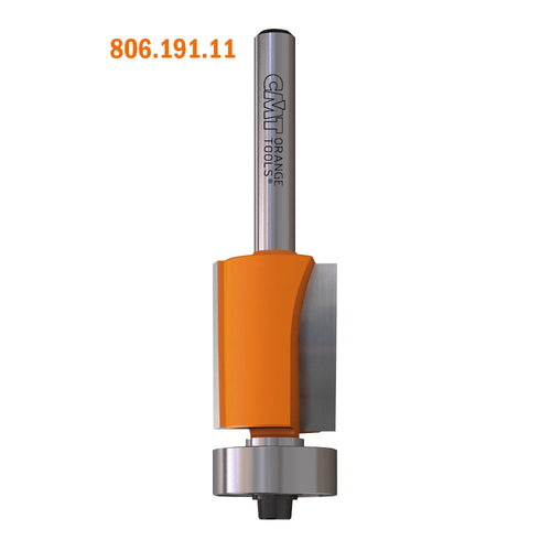 CMT 806.128.11 Flush Trim Bit 1/4-inch Shank 1/2-inch Cutting Length Carbide-Tip