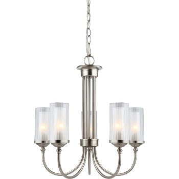 Hardware House 209069 Lexington Chandelier, 5 Light ~ Satin Nickel