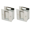 Design House 2-Pack Rectangular Pocket Door Passage is Finished in Satin Nickel