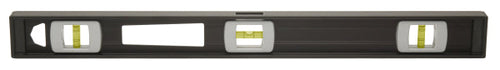 Johnson Level & Tool 24 Magnetic Top-Reading Aluminum Level - 3 Vial
