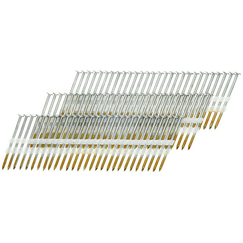 Senco 20° Angled Strip Full Round Head Ring Shank Plastic Collated Nails 2-3/8 in.