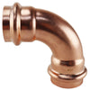 Apollo Copper 90-degree Press x Press Elbow Fitting