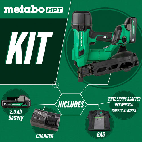 Metabo HPT 18V MultiVolt™ Brushless Coil Roofing Nailer