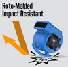 B-Air VP-15 1/8 HP Compact Residential Air Mover & Blower Fan