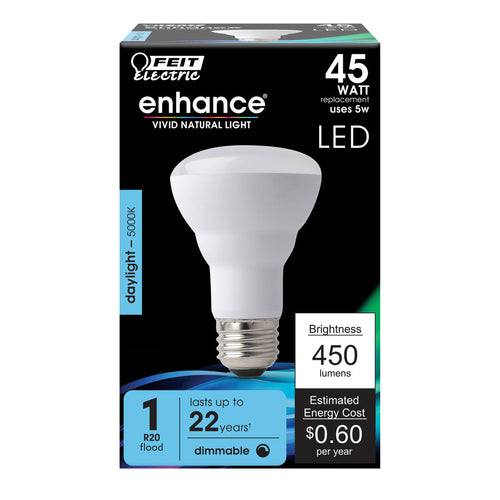 Feit Electric 45W Replacement R20 Dimmable Enhance Reflector LED