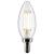 Satco Lighting S21819 4B11/LED/927/CL/120V/E12/2CD LED Clear Candelabra